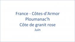 France - Ctes-d'Armor Ploumanac'h  Cte de granit rose   06/2020